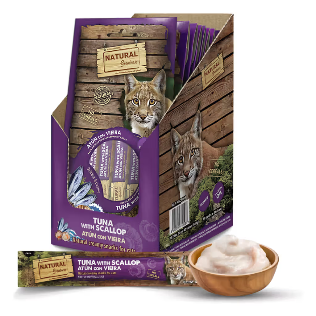 Natural Greatness Creamy Brain Support Cat Tuna Grain-Free - Cat treat