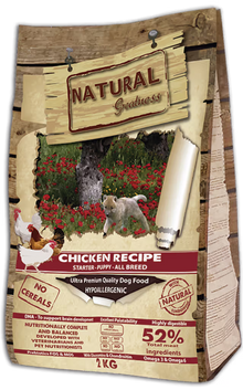 Natural Greatness Starter Perro Cachorro Pollo Grain-Free - Pienso seco para perro