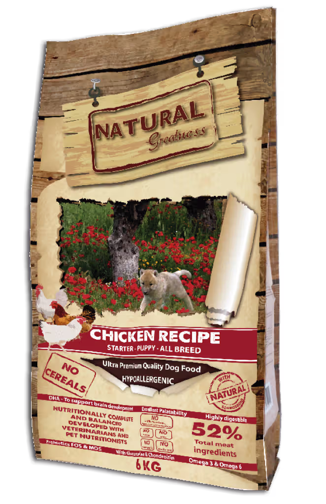 Natural Greatness Starter Perro Cachorro Pollo Grain-Free - Pienso seco para perro