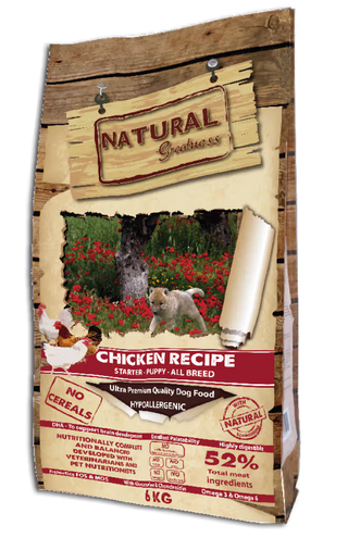 Natural Greatness Starter Perro Cachorro Pollo Grain-Free - Pienso seco para perro