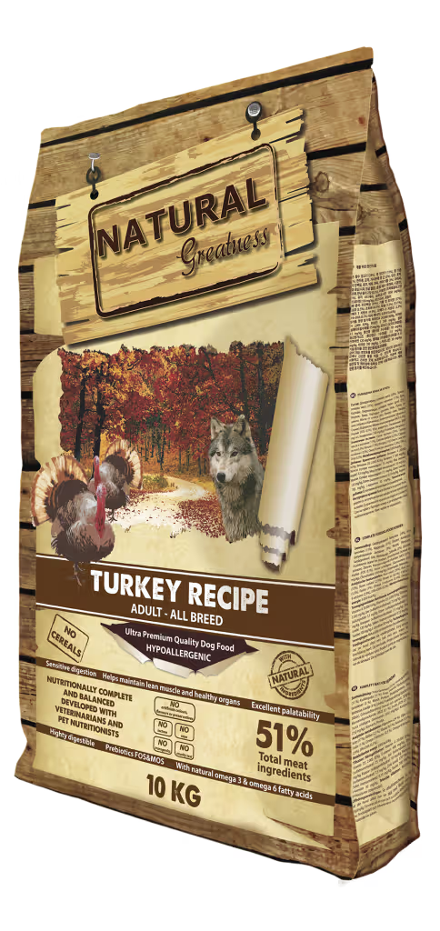 Natural Greatness Perro Adulto Grain-Free Pavo - Pienso seco para perro