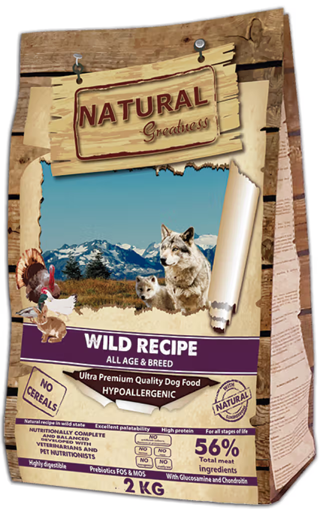 Natural Greatness Wild Perro Pato, Pavo y Pollo Grain-Free - Pienso seco para perro