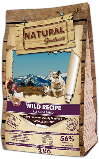 Natural Greatness Wild Perro Pato, Pavo y Pollo Grain-Free - Pienso seco para perro