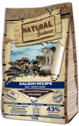 Natural Greatness Salmon Sensitive Perro Adulto Salmón Grain-Free - Pienso seco para perro con sensibilidad digestiva