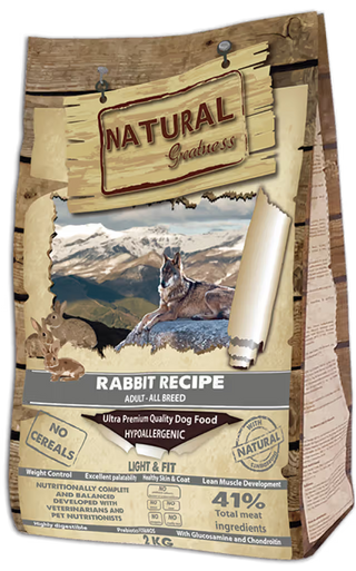 Natural Greatness Light & Fit Perro Adulto Conejo Grain-Free - Pienso seco para perro para control de peso