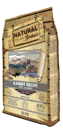 Natural Greatness Light & Fit Perro Adulto Conejo Grain-Free - Pienso seco para perro para control de peso