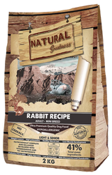 Natural Greatness Light & Senior Mini Rabbit Dog Grain-Free - Dry food for overweight dogs