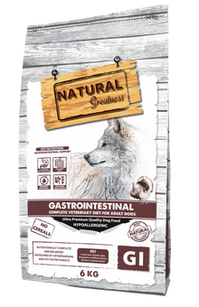 Natural Greatness Veterinary Gastrointestinal Cão Adulto Grain-Free Peru e Frango - Ração seca para cão com distúrbios de absorção intestinal