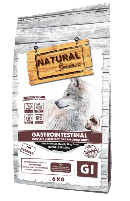Natural Greatness Veterinary Gastrointestinal Perro Adulto Grain-Free Pavo y Pollo - Pienso seco para perro con trastornos de absorción intestinal