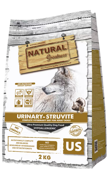 Natural Greatness Veterinary Urinary-Struvite Perro Pavo y Pollo Grain-Free - Pienso seco para perro con problemas urinarios