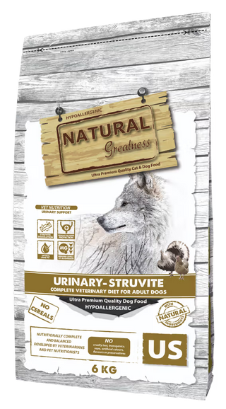 Natural Greatness Veterinary Urinary-Struvite Perro Pavo y Pollo Grain-Free - Pienso seco para perro con problemas urinarios
