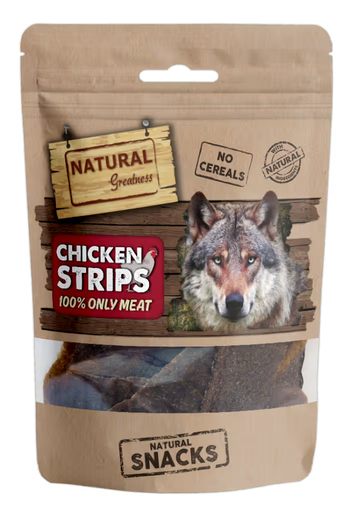 Natural Greatness Chicken Strips Perro Pollo - Snack para perro