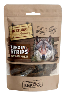 Natural Greatness Turkey Strips Cão Peru - Snack para cão