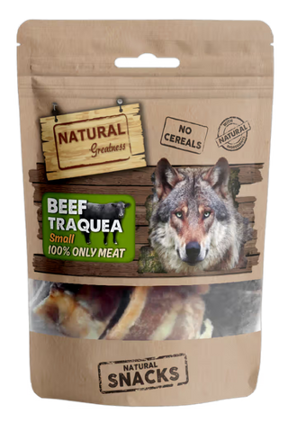 Natural Greatness Beef Traquea Small Perro Bovino - Snack para perro