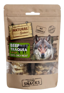 Natural Greatness Perro Tráquea Bovina - Snack para perro para soporte articular