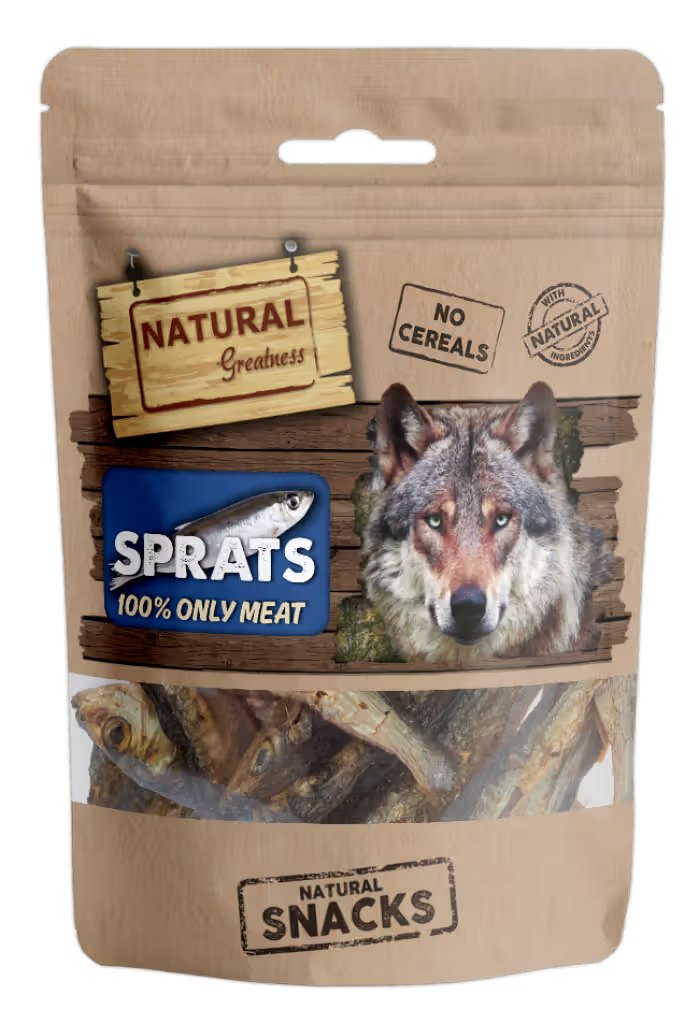 Natural Greatness Sprats Perro Espadines - Snack para perro