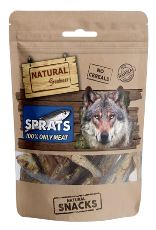 Natural Greatness Sprats Perro Espadines - Snack para perro