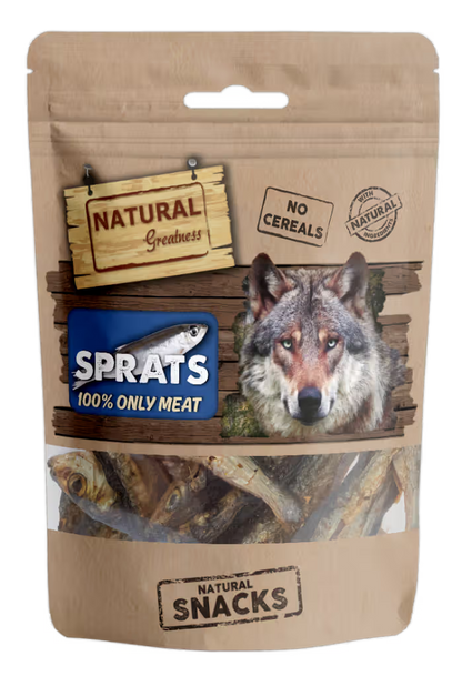 Natural Greatness Sprats Perro Espadines - Snack para perro