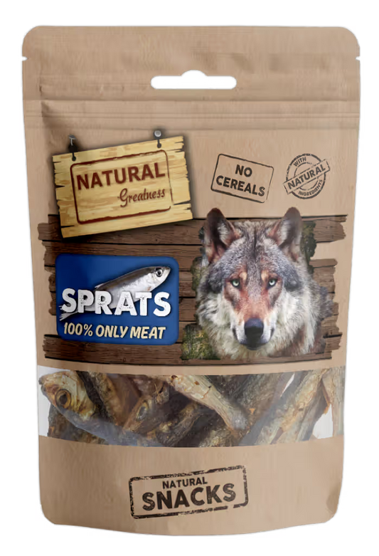 Natural Greatness Sprats Cão Espadilhas - Snack para cão