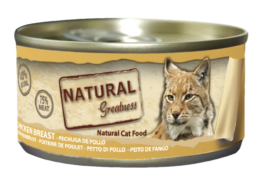 Natural Greatness Gato Peito de Frango - Snack para gato