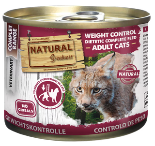 Natural Greatness Veterinary Weight Control Gato Peru - Ração húmida para gato para controlo de peso