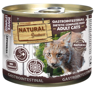 Natural Greatness Veterinary Gastrointestinal Gato Pavo - Comida húmeda para gato con problemas gastrointestinales