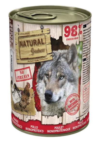 Natural Greatness Monoprotein Adult Dog Chicken - Wet dog food