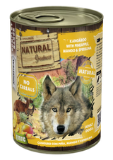 Natural Greatness Perro Canguro, Piña, Mango y Espirulina - Comida húmeda para perro