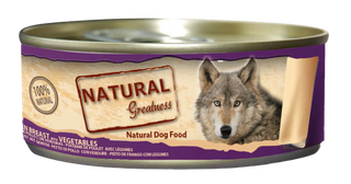 Natural Greatness Perro Pechuga de Pollo y Verduras - Comida húmeda para perro
