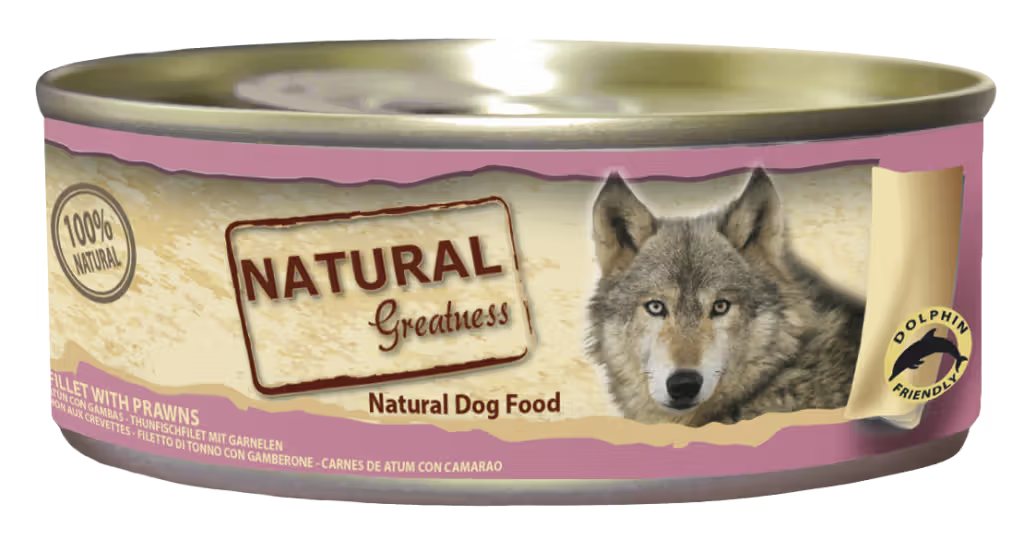 Natural Greatness Perro Atún y Camarón - Comida húmeda para perro