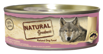 Natural Greatness Perro Atún y Camarón - Comida húmeda para perro