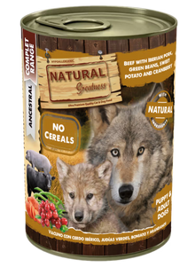 Natural Greatness Cão Vaca, Porco, Feijão Verde, Batata Doce e Arandos - Ração húmida para cão