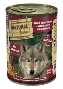 Natural Greatness Dog Rabbit, Venison, Carrot, Olives and Amaranth - Wet dog food