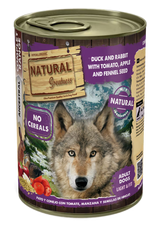 Natural Greatness Cão Adulto Pato, Coelho, Tomate, Maçã e Sementes de Funcho - Ração húmida para cão