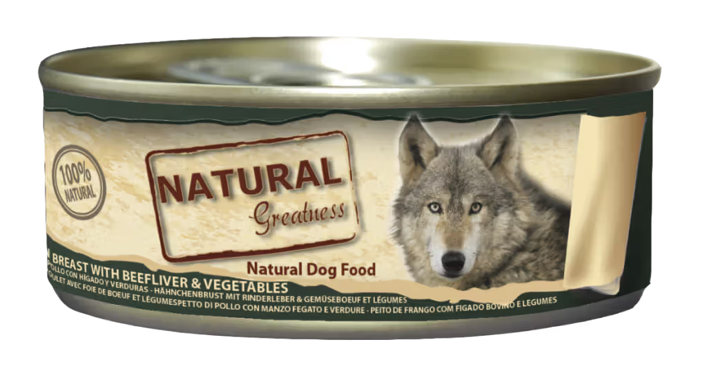 Natural Greatness Perro Pollo, Hígado y Vegetales - Comida húmeda para perro