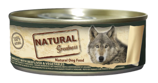 Natural Greatness Perro Pollo, Hígado y Vegetales - Comida húmeda para perro