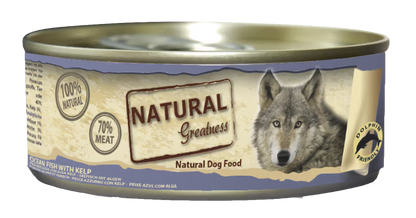 Natural Greatness Ocean Fish with Kelp Perro Pescado - Comida húmeda para perro