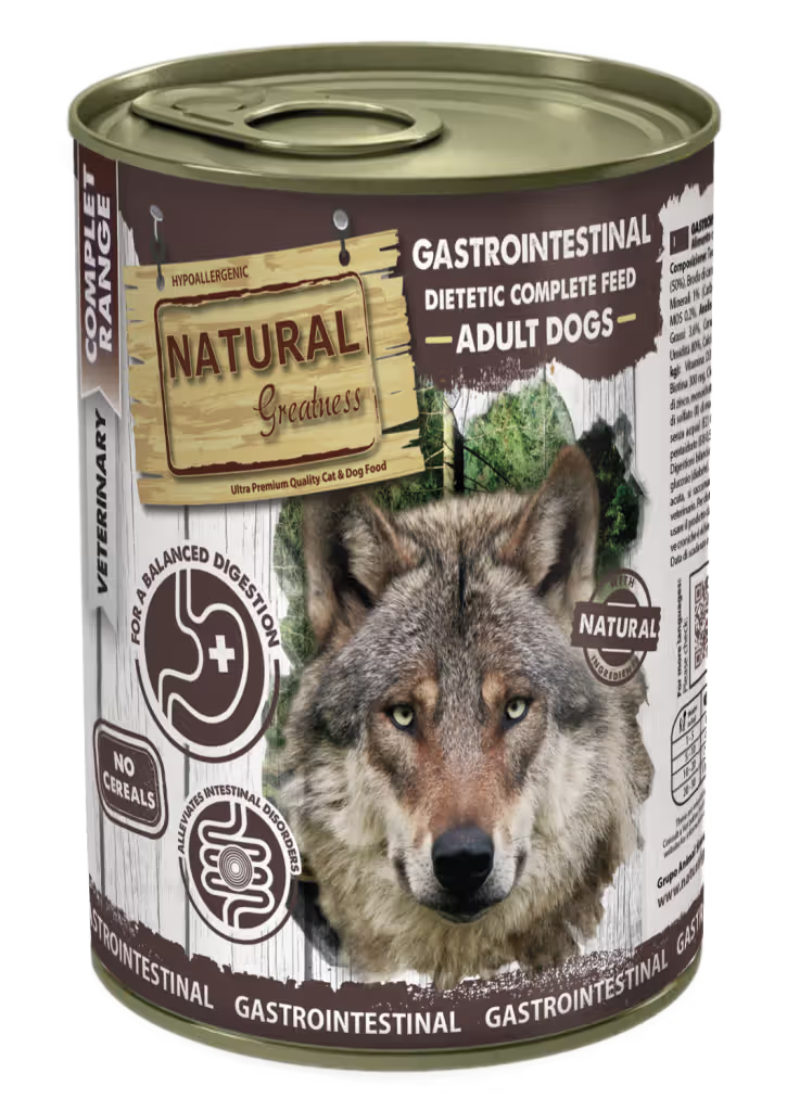 Natural Greatness Veterinary Gastrointestinal Perro Pavo - Comida húmeda para perro con problemas gastrointestinales