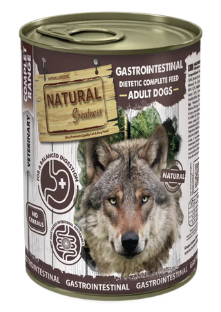 Natural Greatness Veterinary Gastrointestinal Perro Pavo - Comida húmeda para perro con problemas gastrointestinales