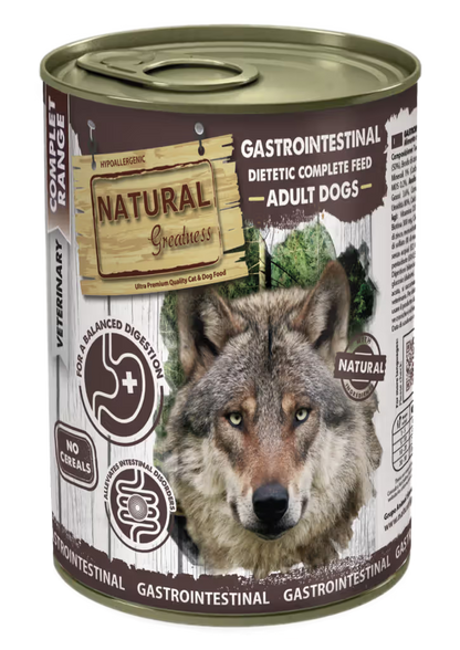 Natural Greatness Veterinary Gastrointestinal Perro Pavo - Comida húmeda para perro con problemas gastrointestinales