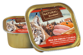 Natural Woodland Gato Grain-Free Pollo, Chirivía y Calabaza - Comida húmeda para gato