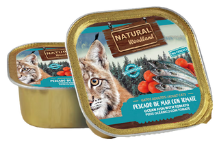 Natural Woodland Gato Grain-Free Pescado de Mar y Tomate - Comida húmeda para gato