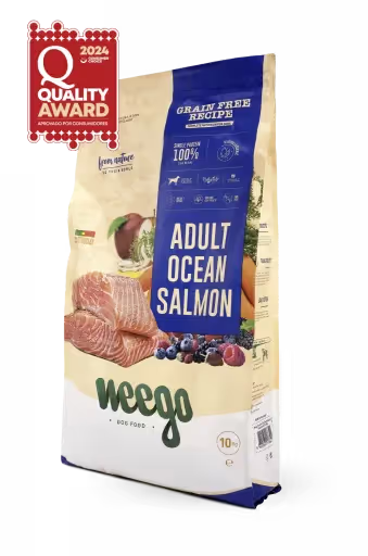 OFERTA 2kg: Weego Dog Grain Free Food Grain Free Adult Ocean Salmon 10 KG + Embalagem 2kg Grátis