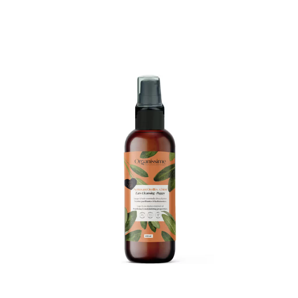 Organissime Puppy Ear Care Gel - Gel para cão para limpeza de orelhas