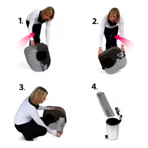 Omega Paw - Roll N'Clean Litter Box - Cat litter tray