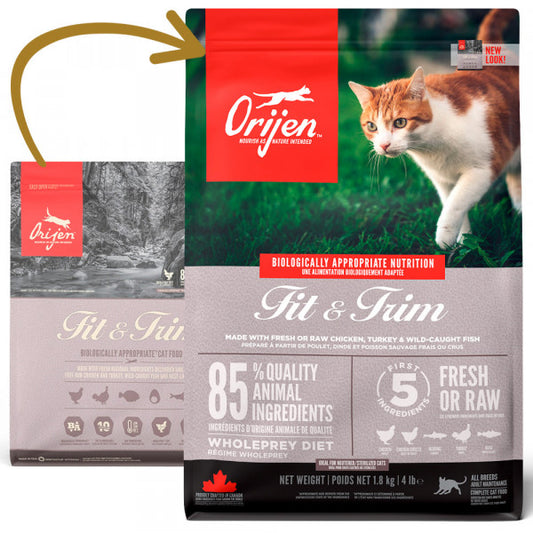 Orijen Fit & Trim - Pienso para gatos para control de peso 340 g
