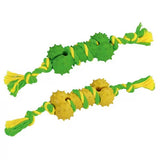Kerbl Osso de borracha com corda - Dog toy