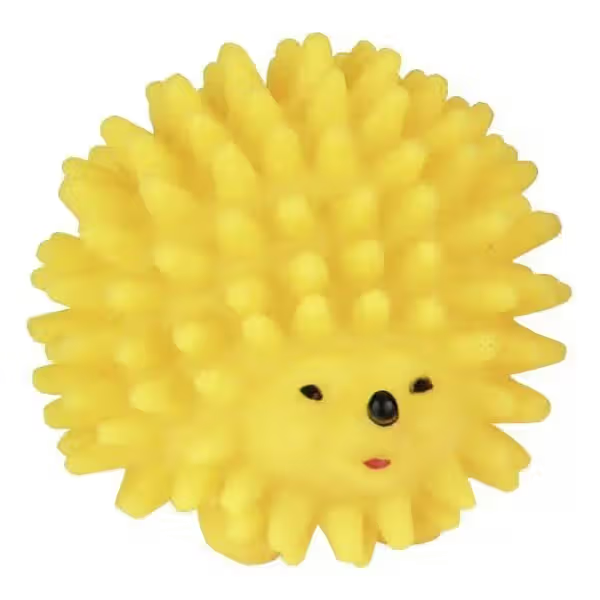 Kerbl Ouriço de borracha com som - Brinquedo para cão