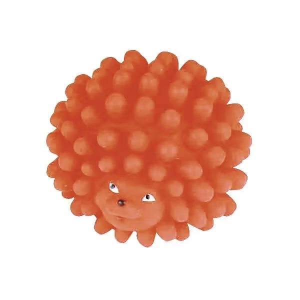 Kerbl Ouriço de borracha com som - Brinquedo para cão