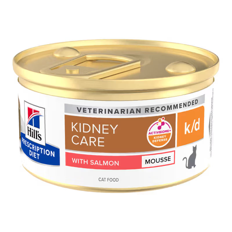 Hills PD k/d Kidney Care Adult Cat Salmon - Wet cat food for kidney disease support